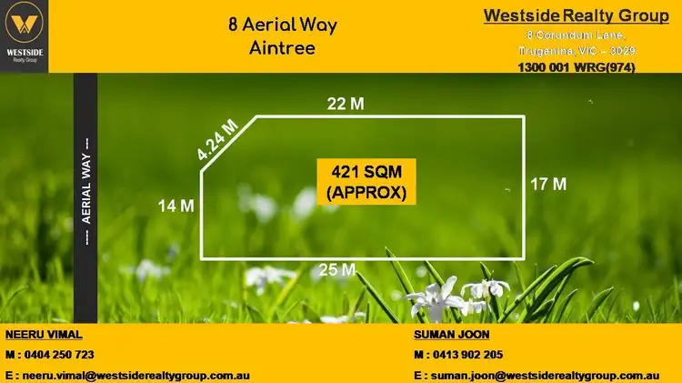 Main view of Homely land listing, 8 Aerial Way, Aintree VIC 3336