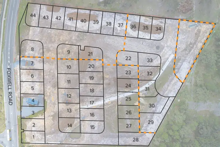 Main view of Homely land listing, LOT 43, 384 Foxwell Road, Coomera QLD 4209