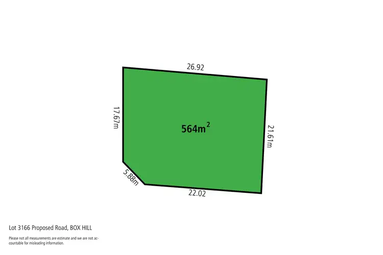 Third view of Homely land listing, LOT 3166 Proposed Road, Box Hill NSW 2765