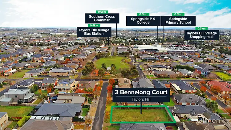 Second view of Homely land listing, 3 Bennelong Court, Taylors Hill VIC 3037