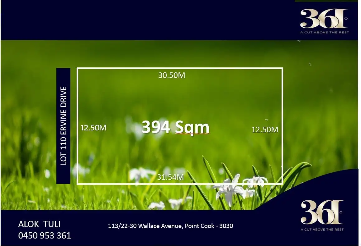 Main view of Homely land listing, LOT 110, 128 Wollahra Rise, Wyndham Vale VIC 3024