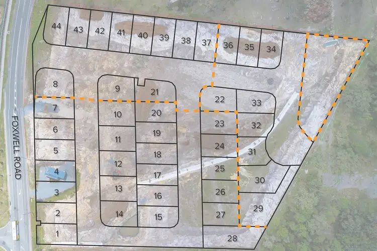 Main view of Homely land listing, LOT 36, 384 Foxwell Road, Coomera QLD 4209