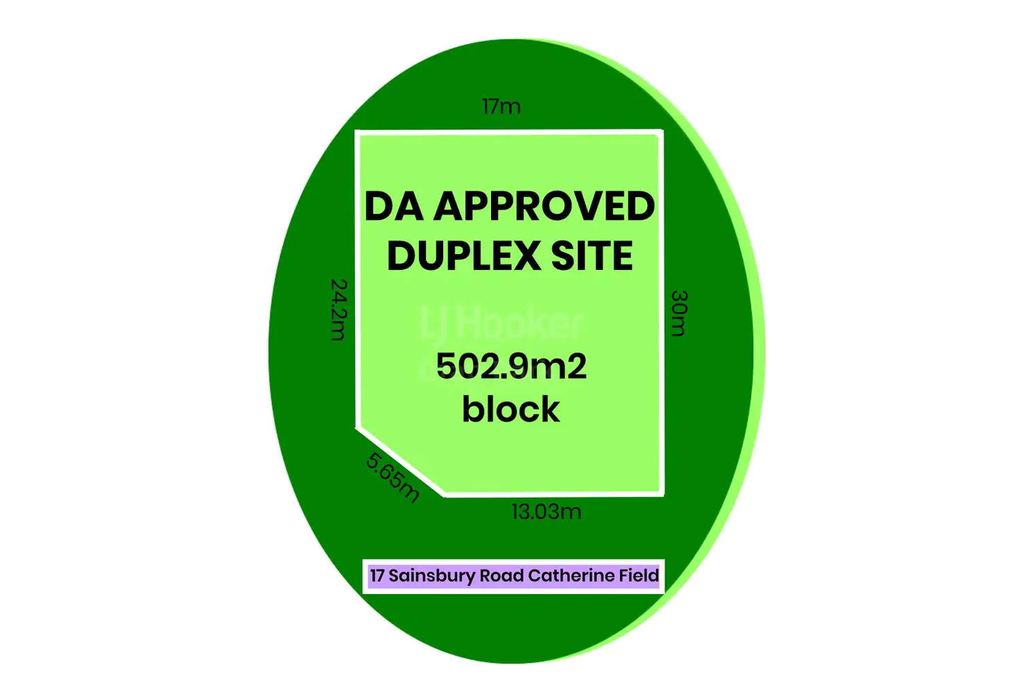 Main view of Homely land listing, 17 Sainsbury Road, Catherine Field NSW 2557