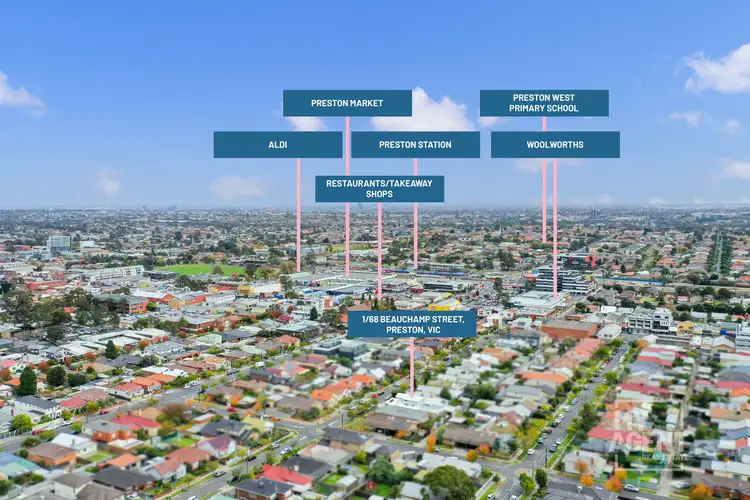 Third view of Homely townhouse listing, 1/68 Beauchamp Street, Preston VIC 3072