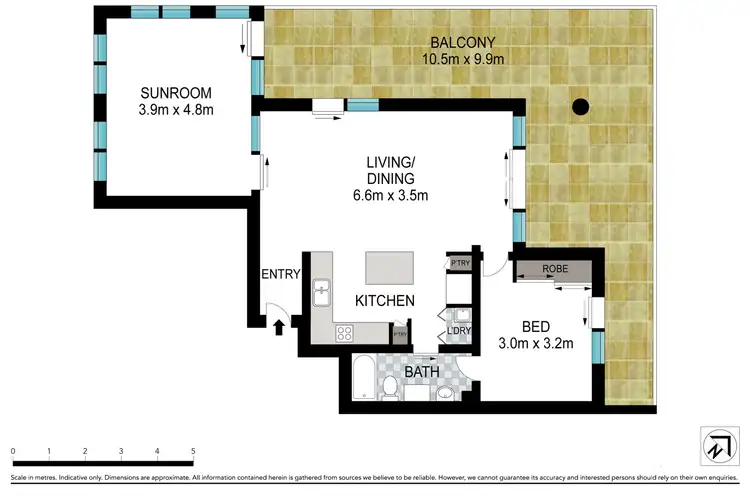 Second view of Homely apartment listing, 1/19 Thorn Street, Kangaroo Point QLD 4169