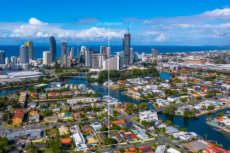 Main view of Homely house listing, 3 & 5 Chant Street, Broadbeach Waters QLD 4218