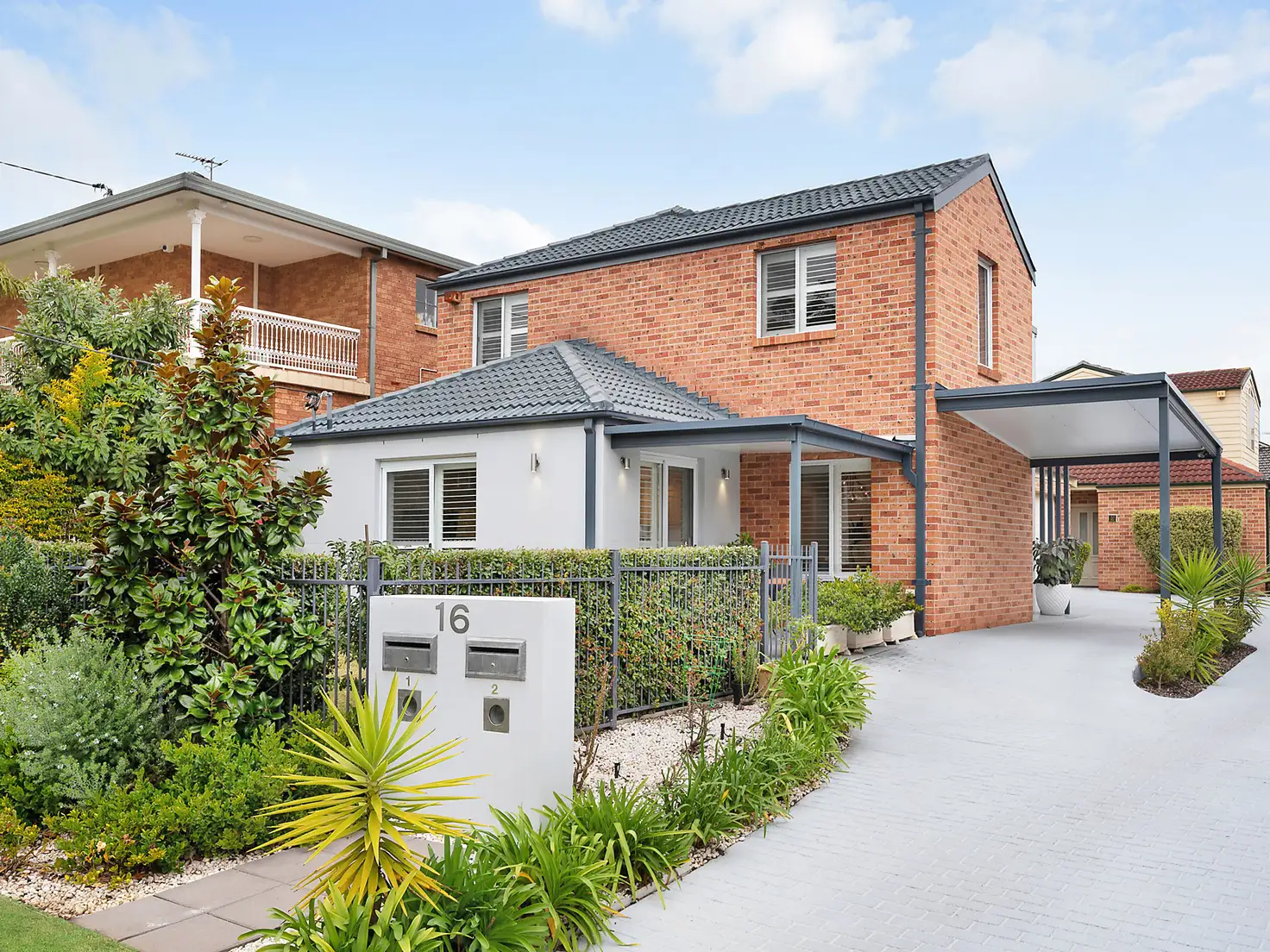 Main view of Homely semi-detached listing, 1/16 Torwood Street, Sans Souci NSW 2219