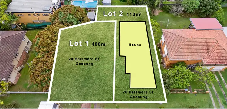 Main view of Homely land listing, LOT 1, 20 Halsmere Street, Geebung QLD 4034