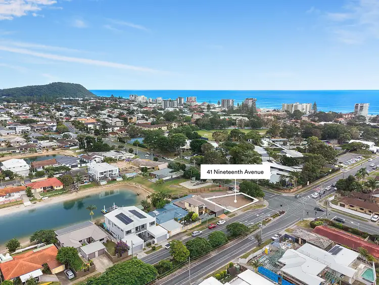 Main view of Homely land listing, 41 Nineteenth Avenue, Palm Beach QLD 4221