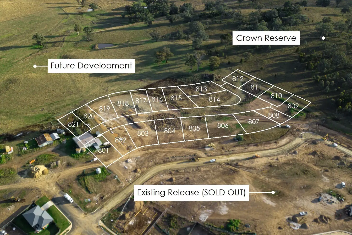 Main view of Homely land listing, LOT 816 Caerleon Estate, Mudgee NSW 2850