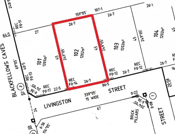 Main view of Homely land listing, LOT 102 Livingston Street, Blackfellows Caves SA 5291