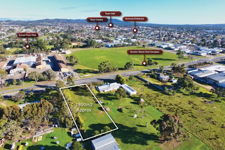 Main view of Homely land listing, 8 Gordon Street, Ararat VIC 3377
