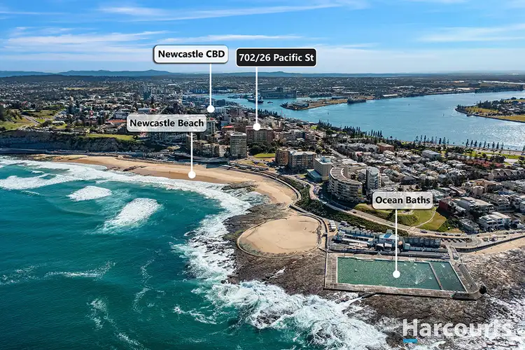 Second view of Homely apartment listing, 702/26 Pacific Street, Newcastle NSW 2300