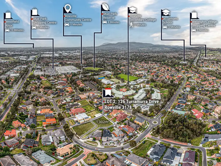 Fifth view of Homely land listing, 126 Turramurra Drive, Rowville VIC 3178