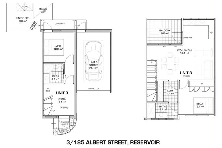 Fifth view of Homely townhouse listing, 185 Albert Street, Reservoir VIC 3073