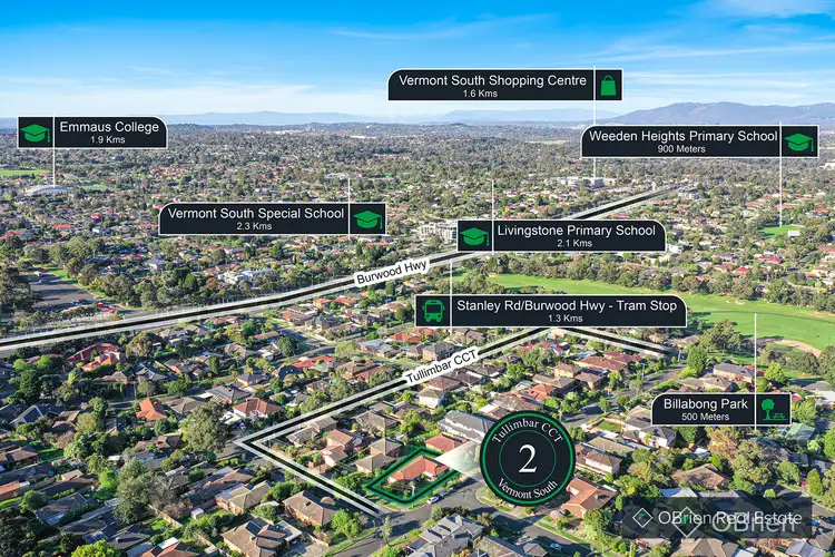 Second view of Homely house listing, 2 Tullimbar Circuit, Vermont South VIC 3133