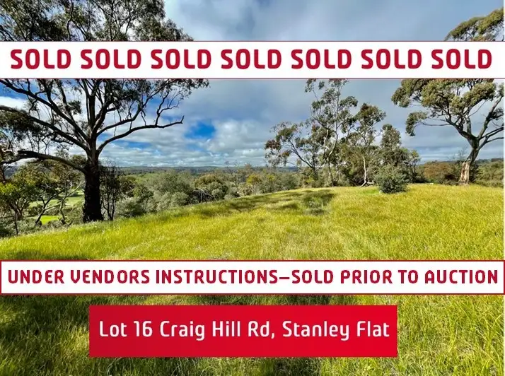 LOT 16 Craig Hill Road, Stanley Flat SA 5453