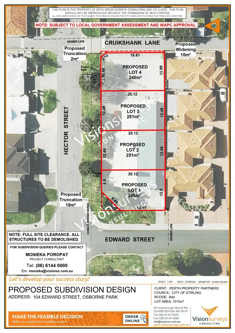 Third view of Homely land listing, 104 Edward Street, Osborne Park WA 6017