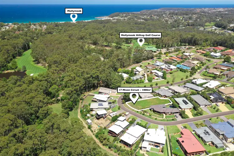 Second view of Homely land listing, 17 Mison Circuit, Mollymook NSW 2539