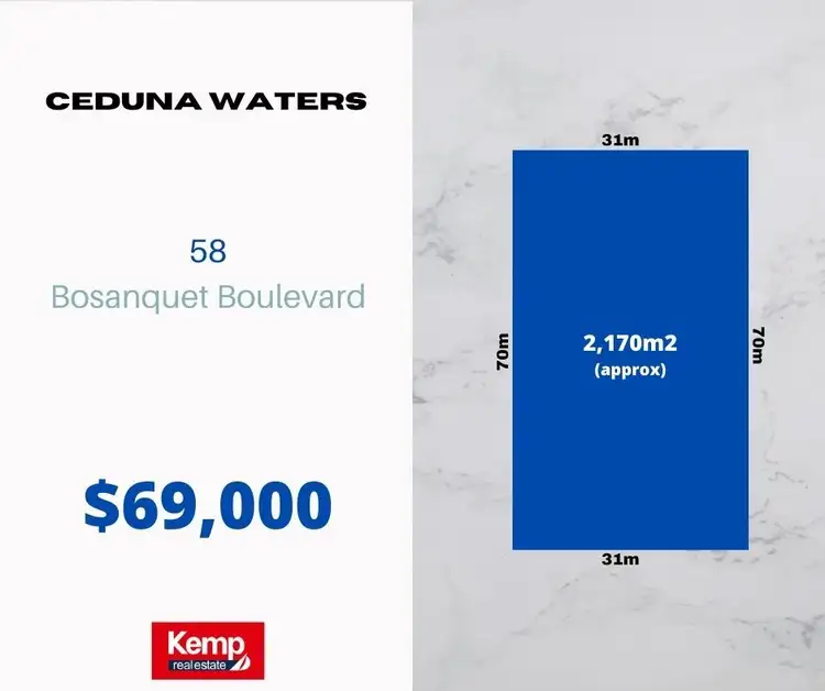 Second view of Homely land listing, 58 Bosanquet Boulevard, Ceduna SA 5690
