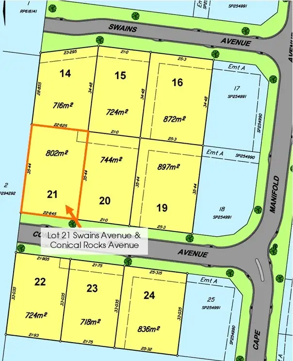Second view of Homely land listing, Lot 21 Swains & Conical Rocks Avenue, Pacific Heights QLD 4703