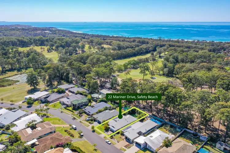 Main view of Homely house listing, 22 Mariner Drive, Safety Beach NSW 2456
