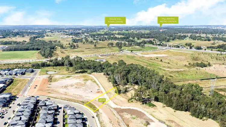 Main view of Homely land listing, LOT 511 Thorpe Way, Box Hill NSW 2765