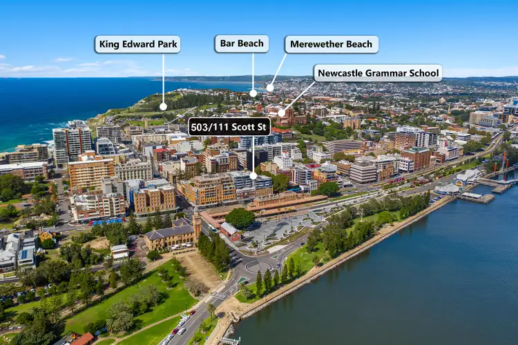 Second view of Homely apartment listing, 503/111 Scott Street, Newcastle NSW 2300