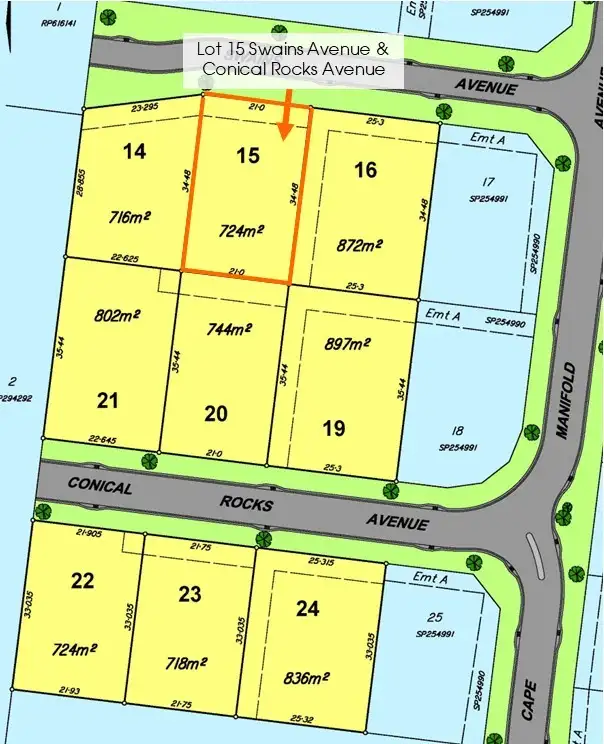 Second view of Homely land listing, Lot 15 Swains & Conical Rocks Avenue, Pacific Heights QLD 4703