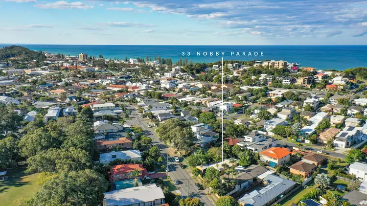 Main view of Homely house listing, 33 Nobby Parade, Miami QLD 4220