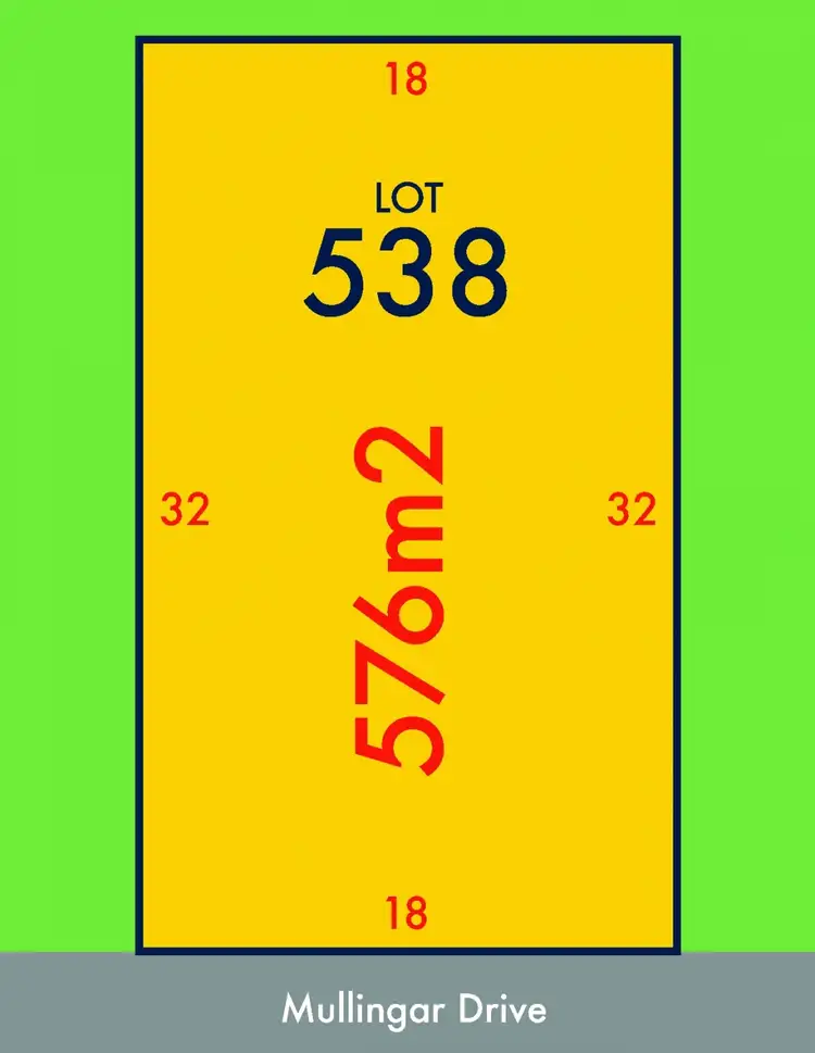Main view of Homely land listing, LOT Lot 538, 50 Mullingar Drive, Alfredton VIC 3350