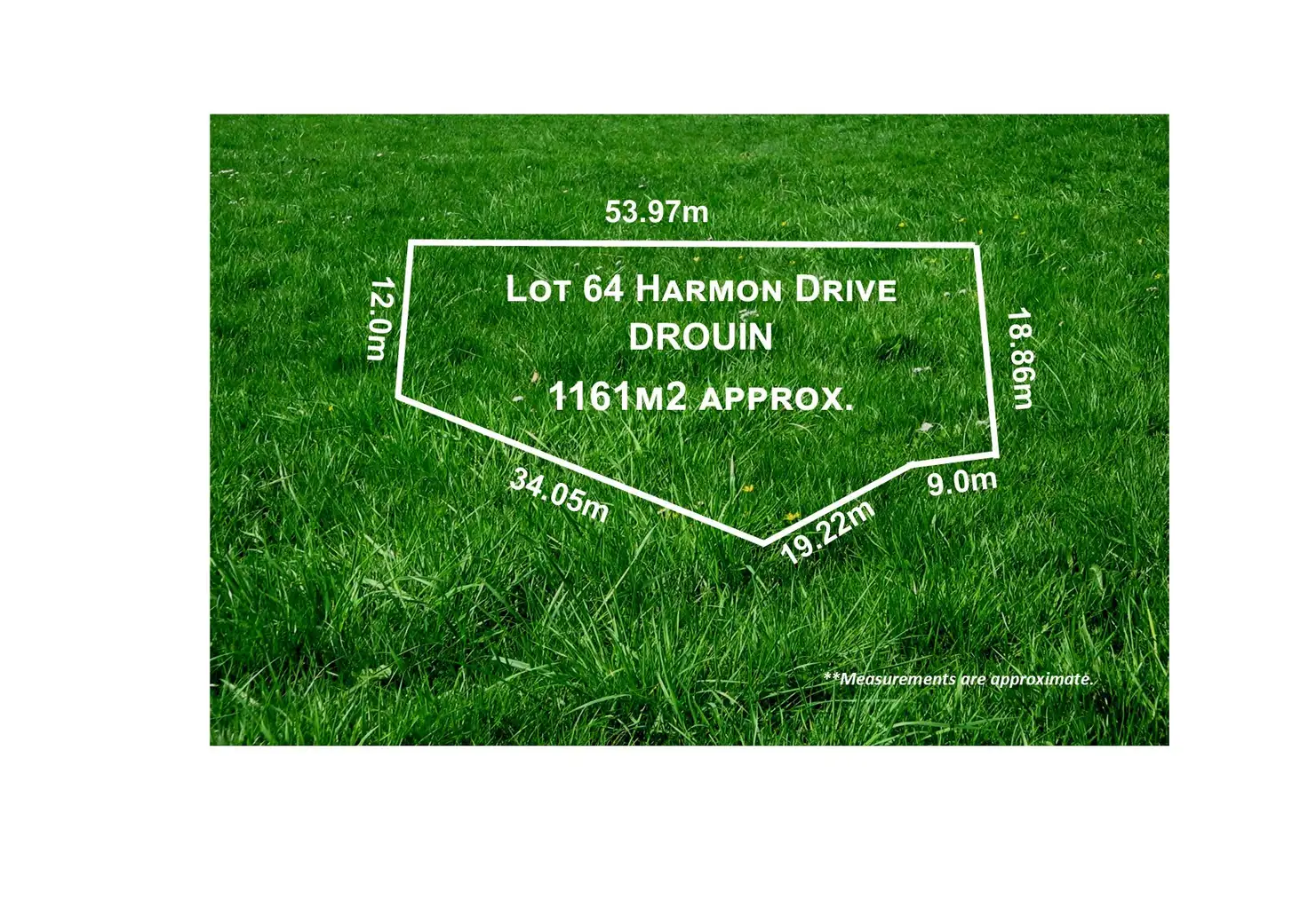 Main view of Homely land listing, LOT 64 Harmon Drive, Drouin VIC 3818