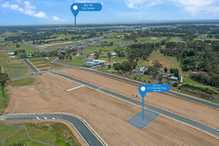 Third view of Homely land listing, LOT 231, 9-13 Edwards Road, Box Hill NSW 2765
