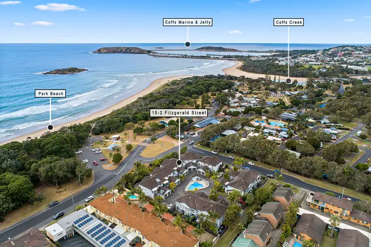 Main view of Homely townhouse listing, 15/2 Fitzgerald Street, Coffs Harbour NSW 2450