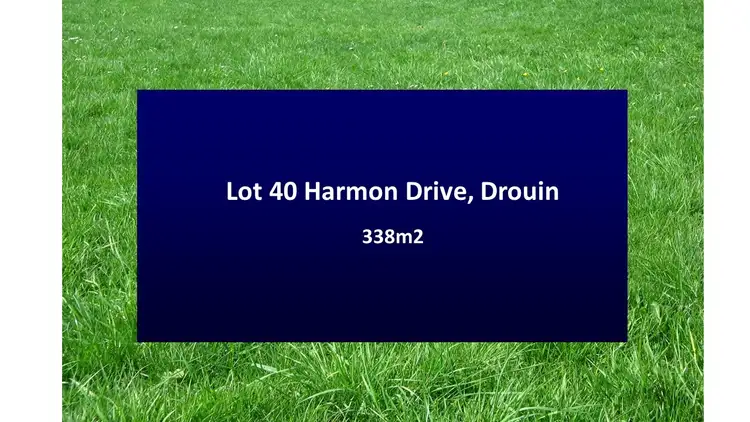 Main view of Homely land listing, LOT 40 Harmon Drive, Drouin VIC 3818