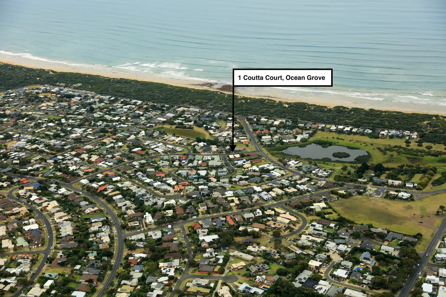 Main view of Homely house listing, 1 Coutta Court, Ocean Grove VIC 3226