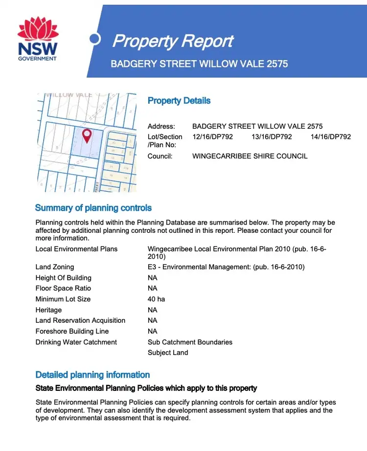 Fourth view of Homely rural property listing, LOT 14 Badgery Street, Willow Vale NSW 2575