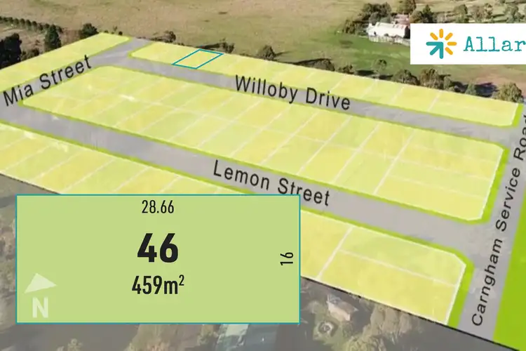 Main view of Homely land listing, LOT 46 Willoby Drive, Alfredton VIC 3350