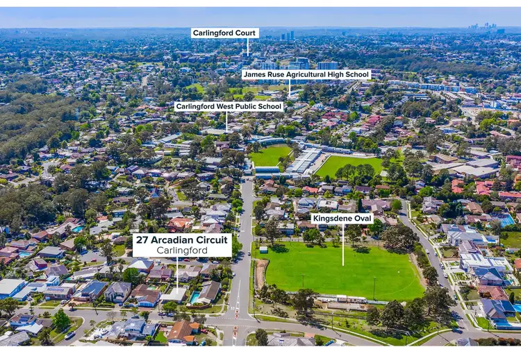 Second view of Homely house listing, 27 Arcadian Circuit, Carlingford NSW 2118