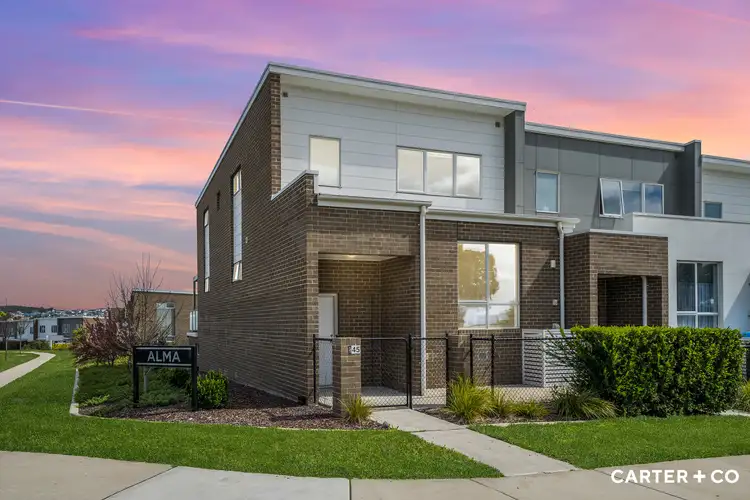 Main view of Homely townhouse listing, 45/1 Arthur Blakeley Way, Coombs ACT 2611