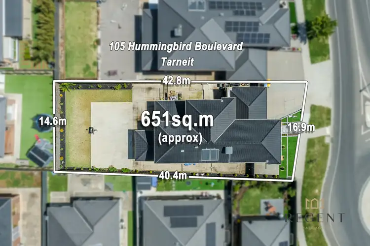 Second view of Homely house listing, 105 Hummingbird Boulevard, Tarneit VIC 3029