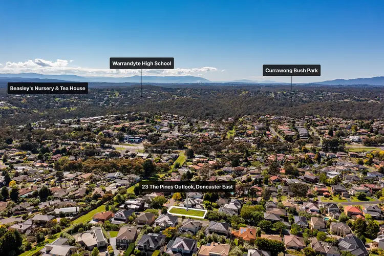 Third view of Homely land listing, 23 The Pines Outlook, Doncaster East VIC 3109