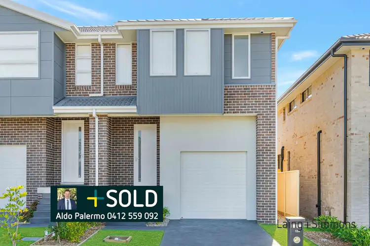 Main view of Homely semi-detached listing, 15 Monoplane Avenue, Middleton Grange NSW 2171