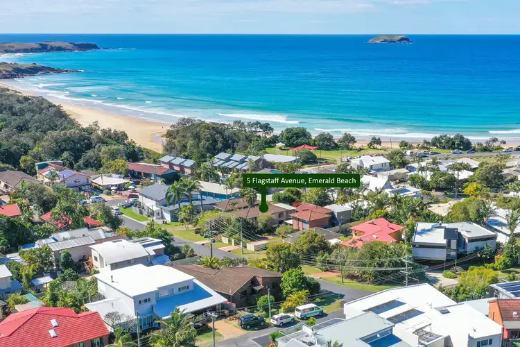Main view of Homely house listing, 5 Flagstaff Avenue, Emerald Beach NSW 2456