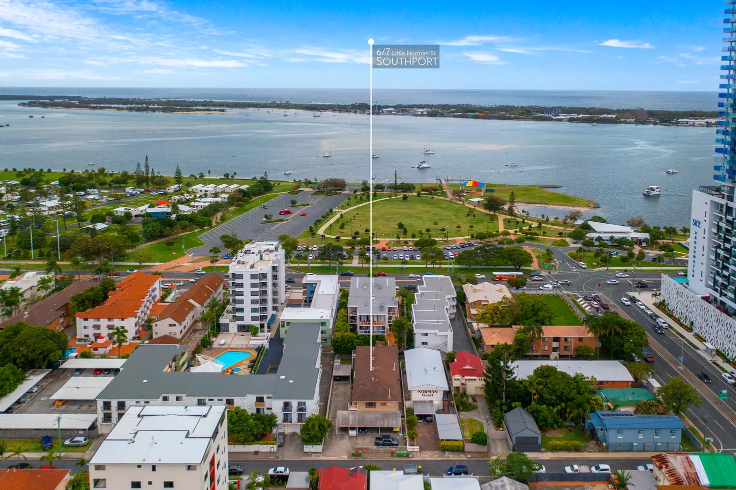 Main view of Homely unit listing, 6/7 Little Norman Street, Southport QLD 4215