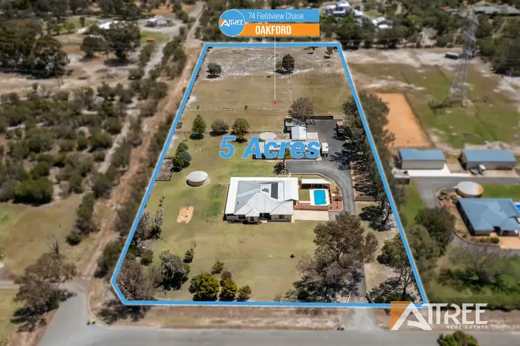 Second view of Homely house listing, 74 Fieldview Chase, Oakford WA 6121