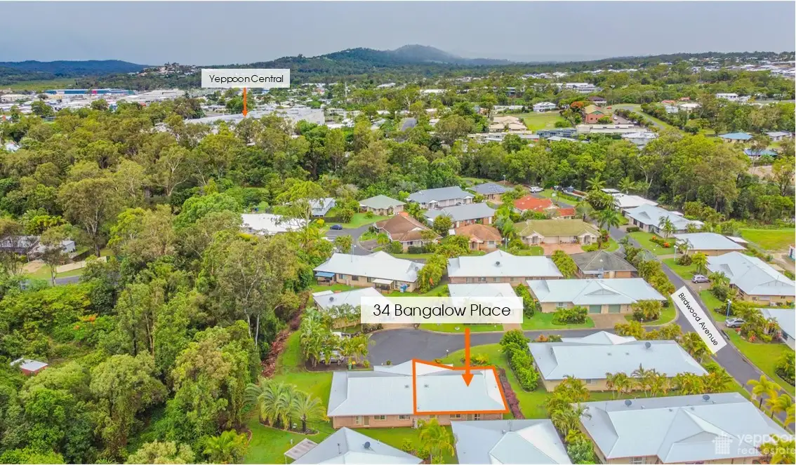 Main view of Homely semi-detached listing, 34 Bangalow Place, Yeppoon QLD 4703