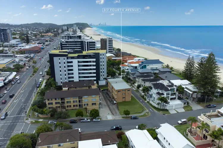Main view of Homely unit listing, 3/7 Fourth Avenue, Palm Beach QLD 4221