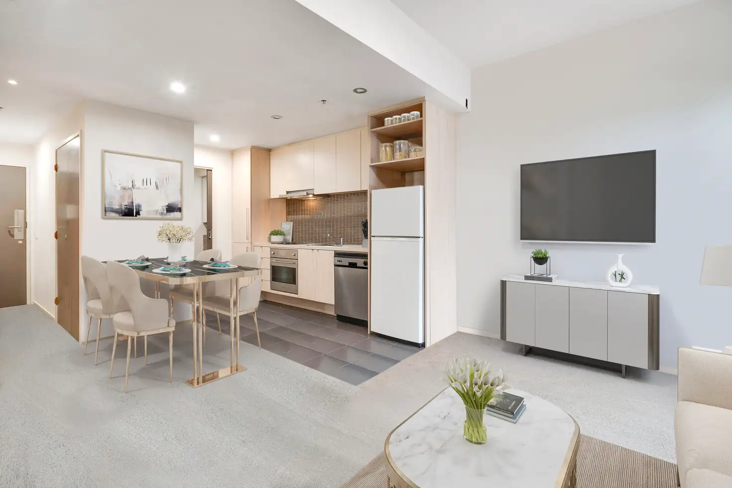 Main view of Homely apartment listing, 409/9 Degraves Street, Melbourne VIC 3000