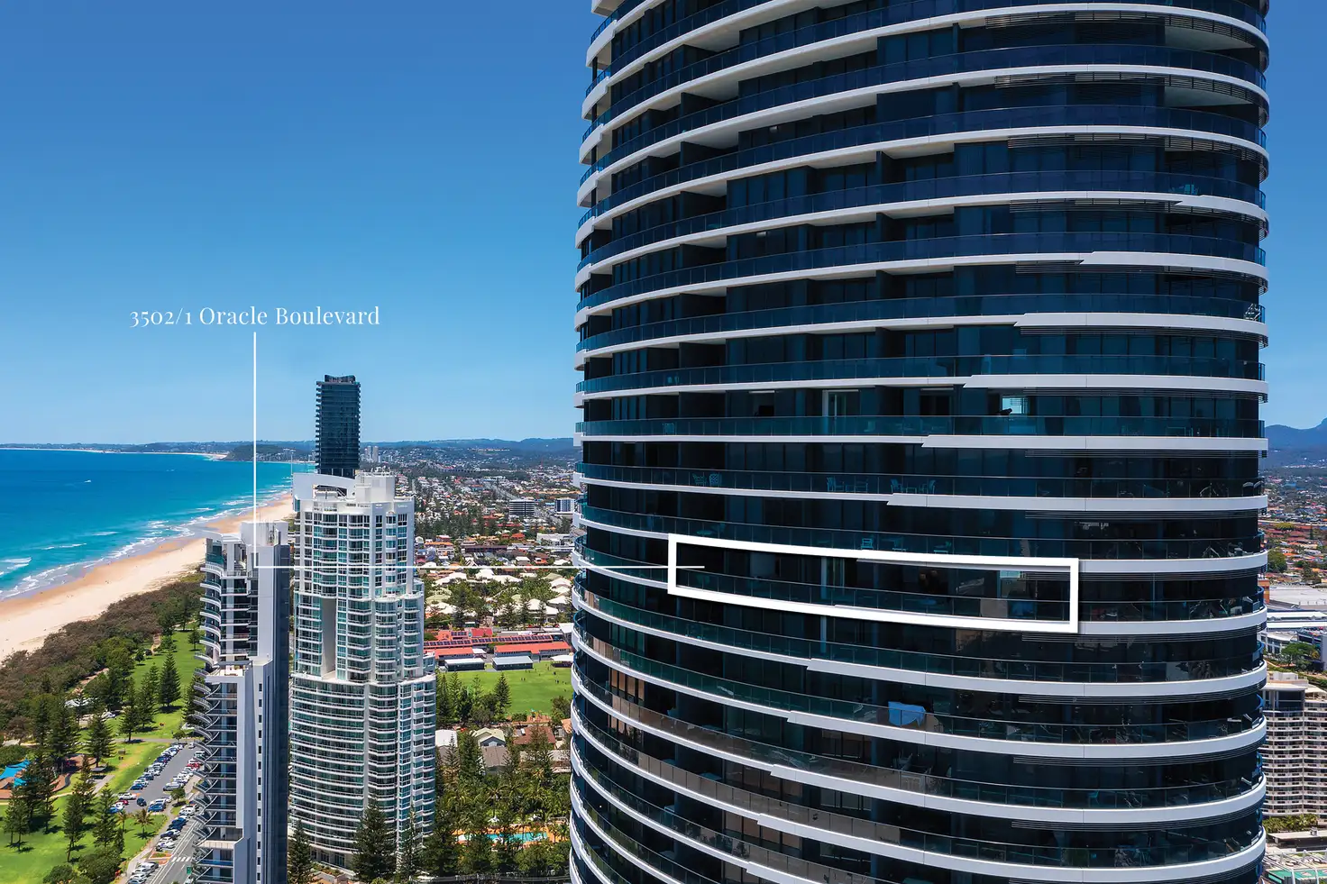 Main view of Homely apartment listing, 3502/1 Oracle Boulevard, Broadbeach QLD 4218
